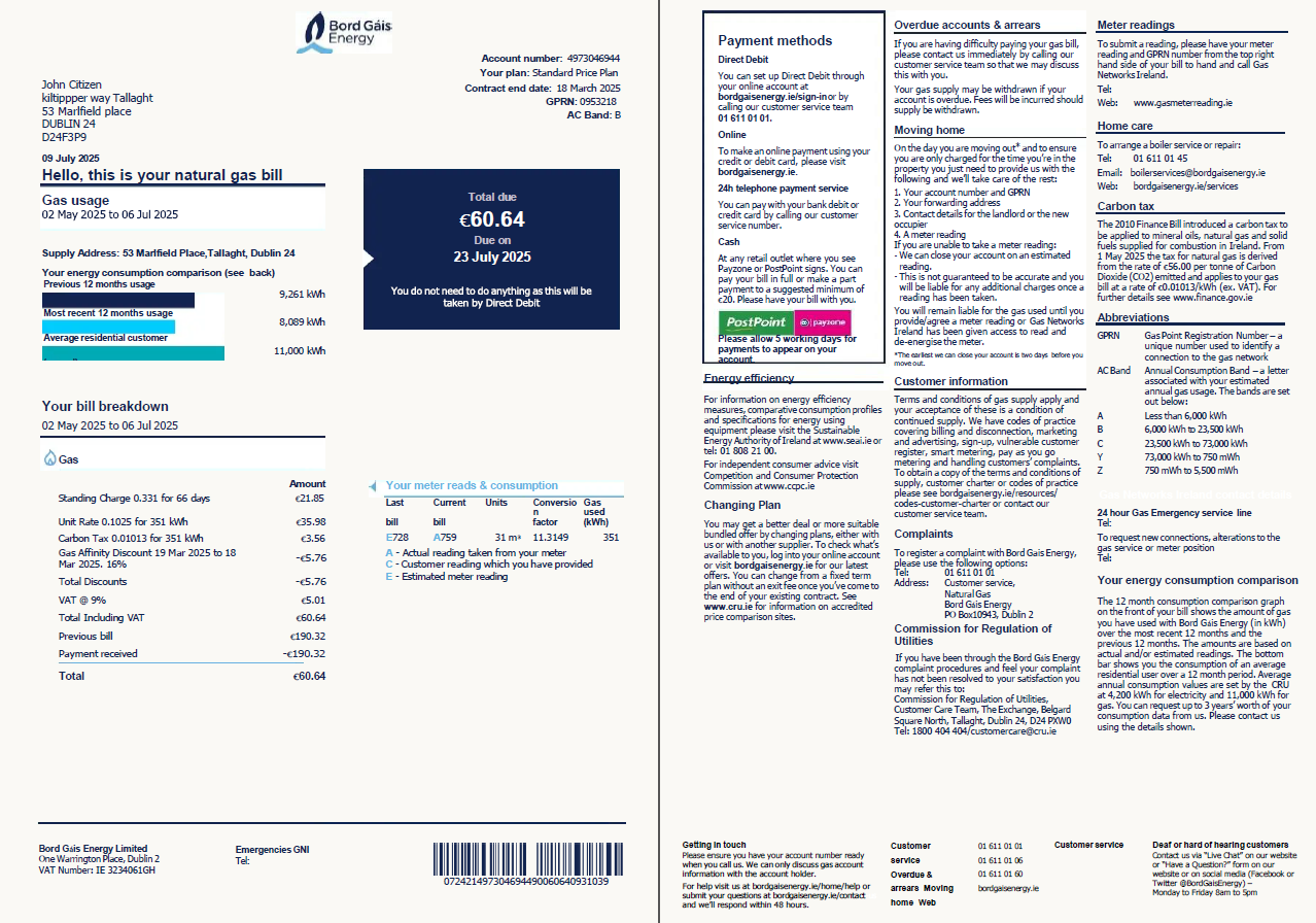  Minol USA business utility bill 
